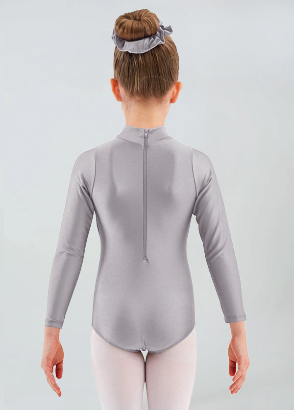 Girls Turtleneck Long Sleeve Dance Leotard