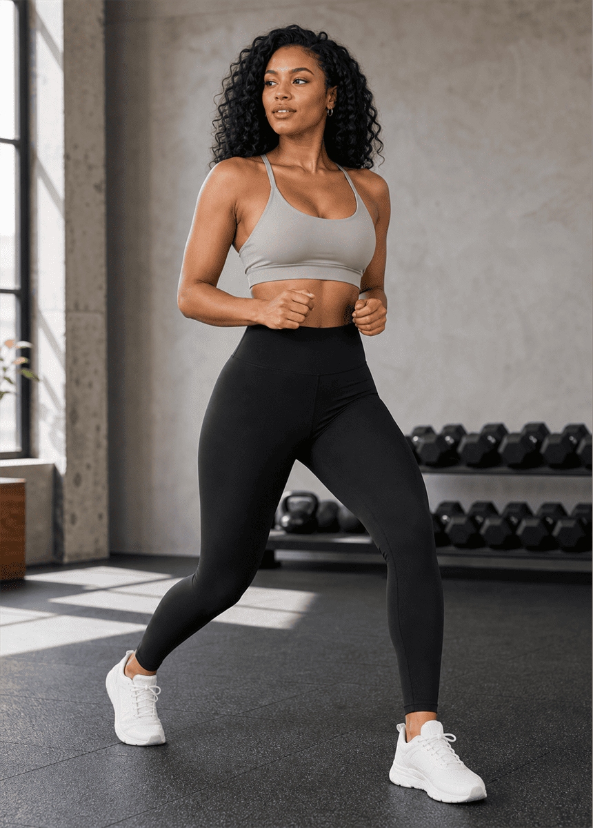 High-Rise Sculpting Leggings | Soft & Supportive Spandex Workout Tight