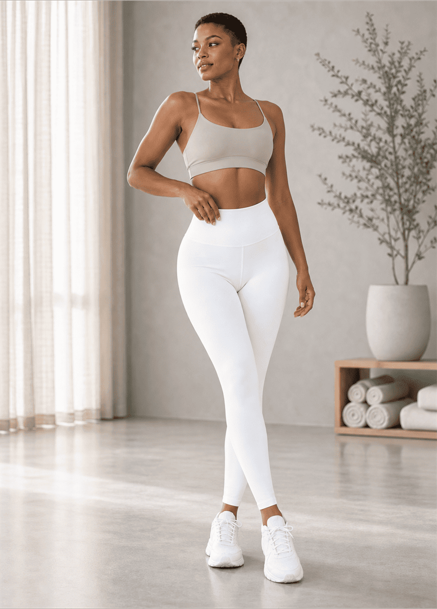 High-Rise Sculpting Leggings | Soft & Supportive Spandex Workout Tight