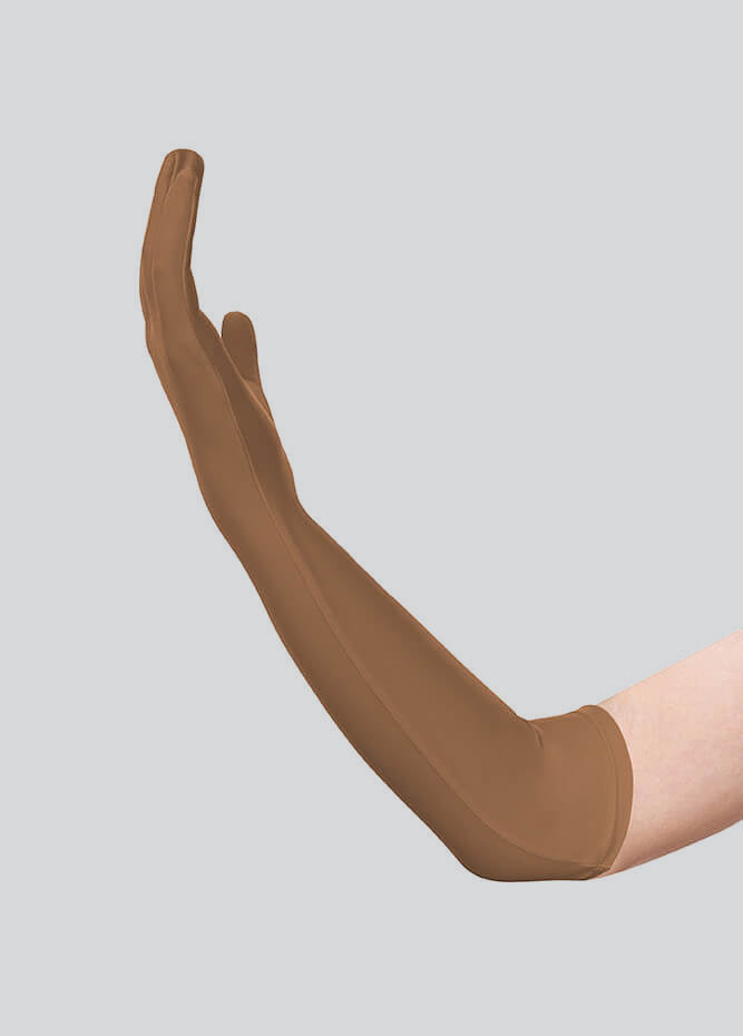 Long Matte Seamless Spandex Gloves
