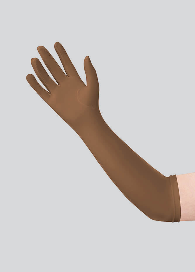 Long Matte Seamless Spandex Gloves