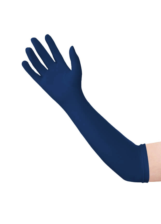 Long Matte Seamless Spandex Gloves