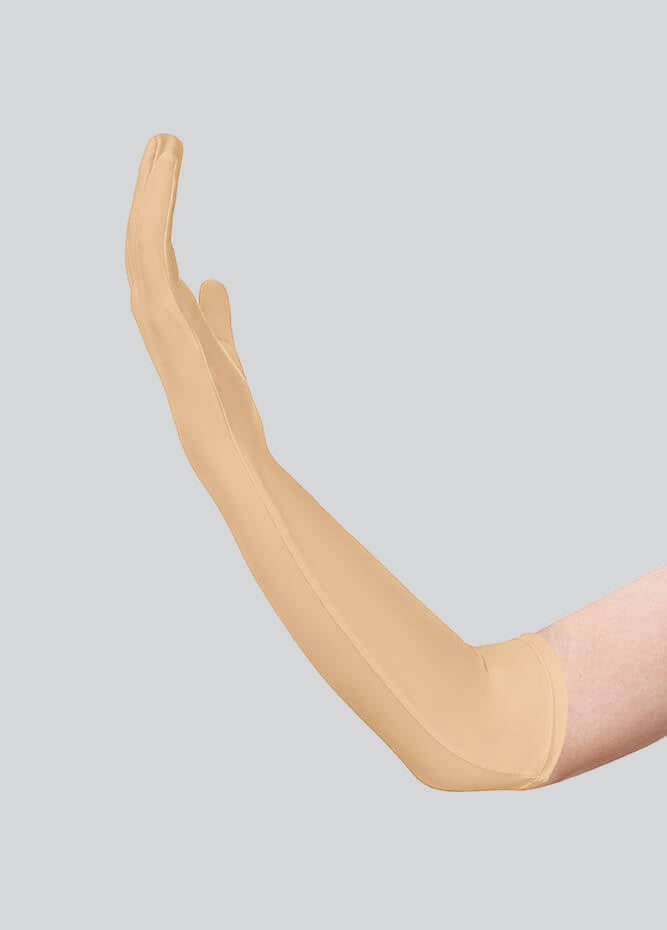 Long Matte Seamless Spandex Gloves