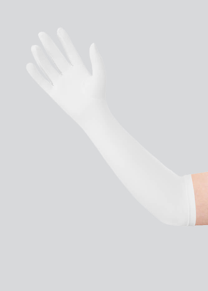 Long Matte Seamless Spandex Gloves