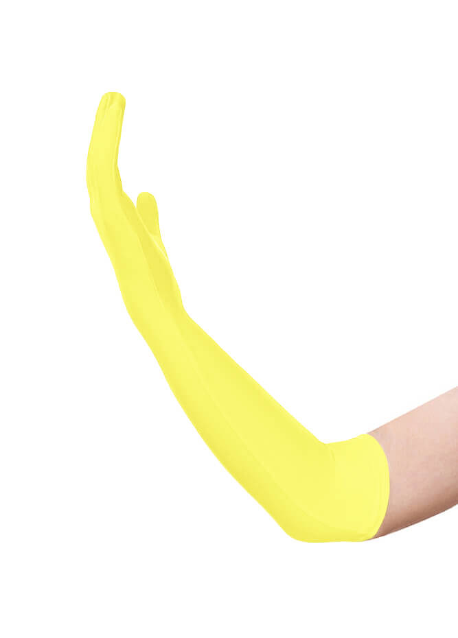 Long Matte Seamless Spandex Gloves