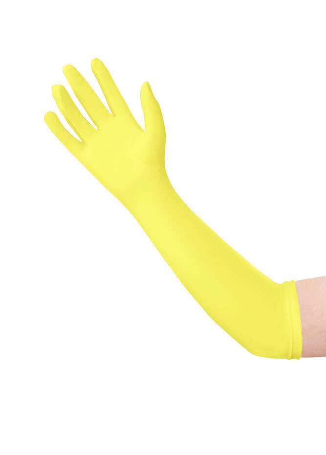 Long Matte Seamless Spandex Gloves