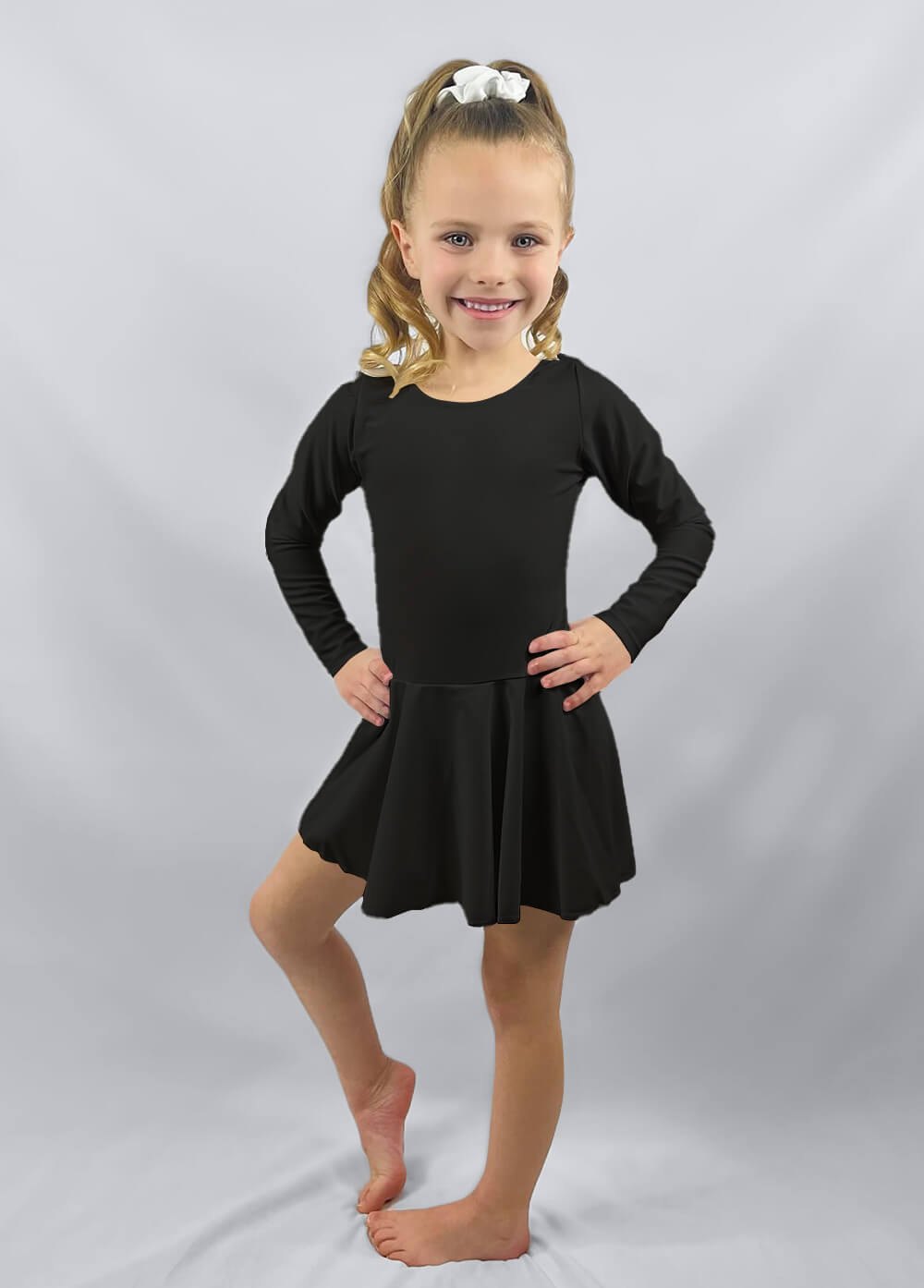 Speerise Long Sleeve Ballet Dance Leotard with Skirt