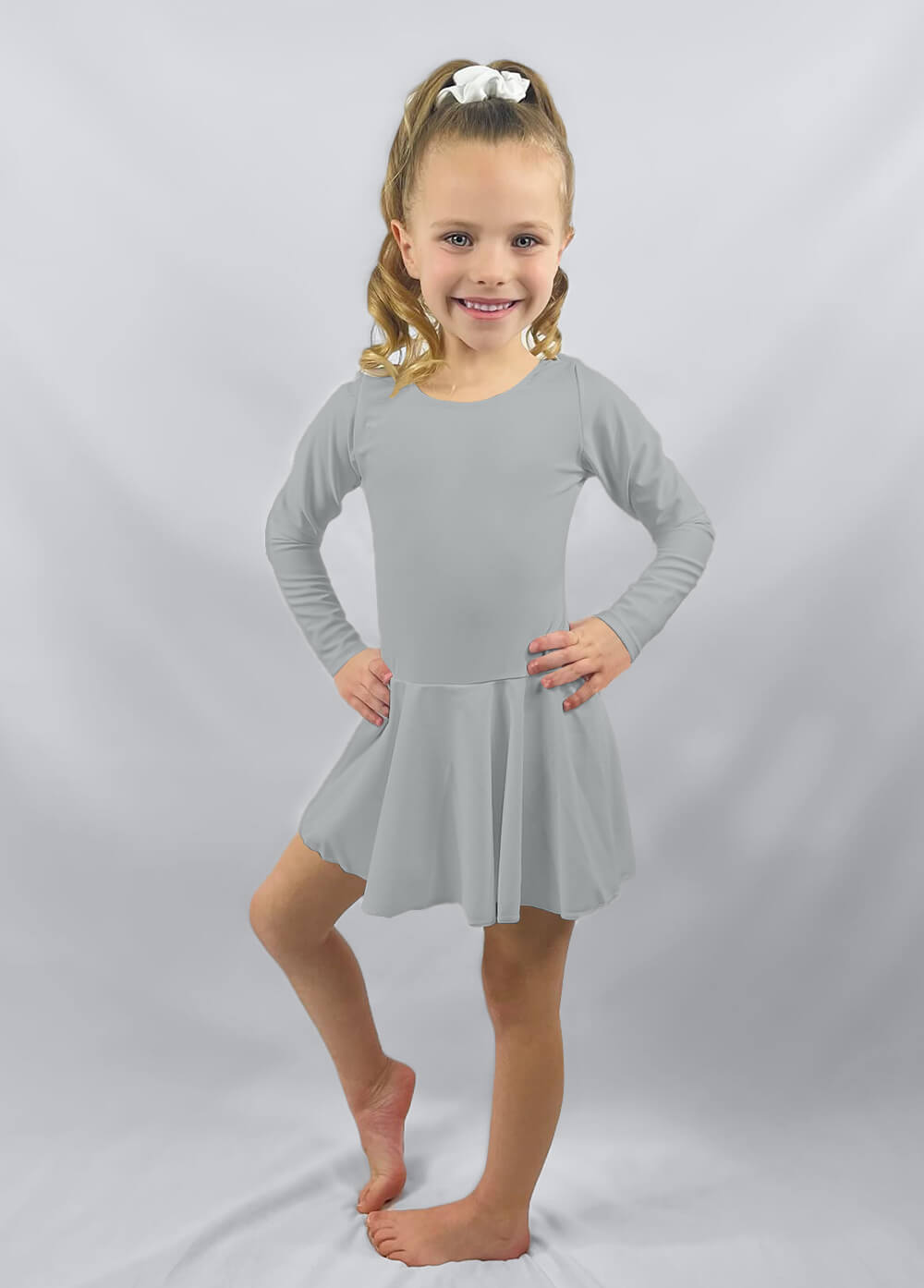 Speerise Long Sleeve Ballet Dance Leotard with Skirt