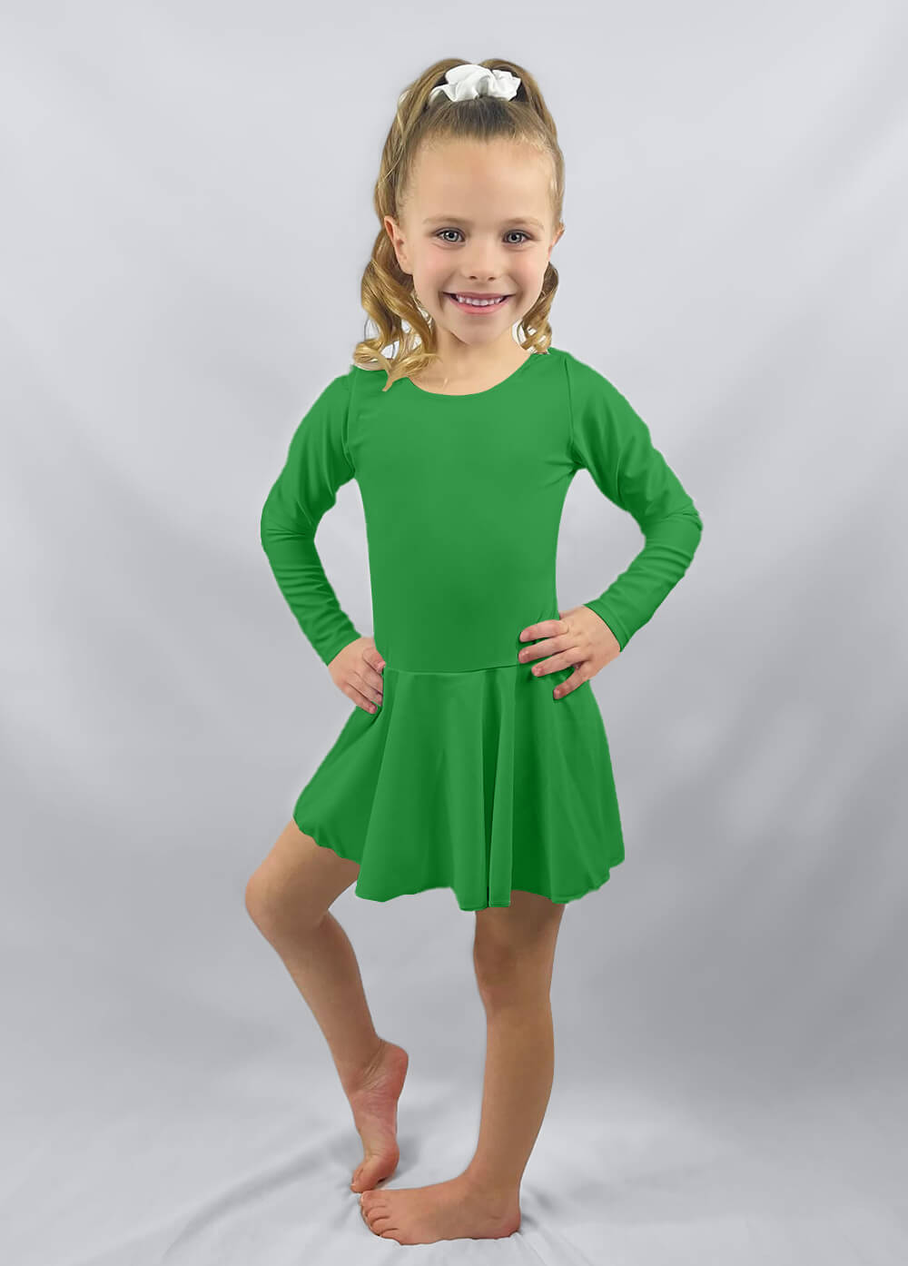 Speerise Long Sleeve Ballet Dance Leotard with Skirt