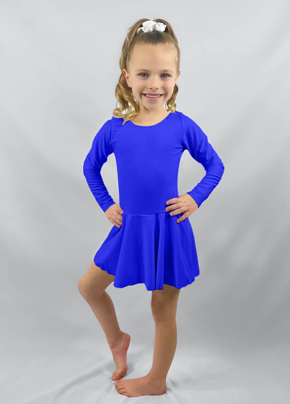 Speerise Long Sleeve Ballet Dance Leotard with Skirt