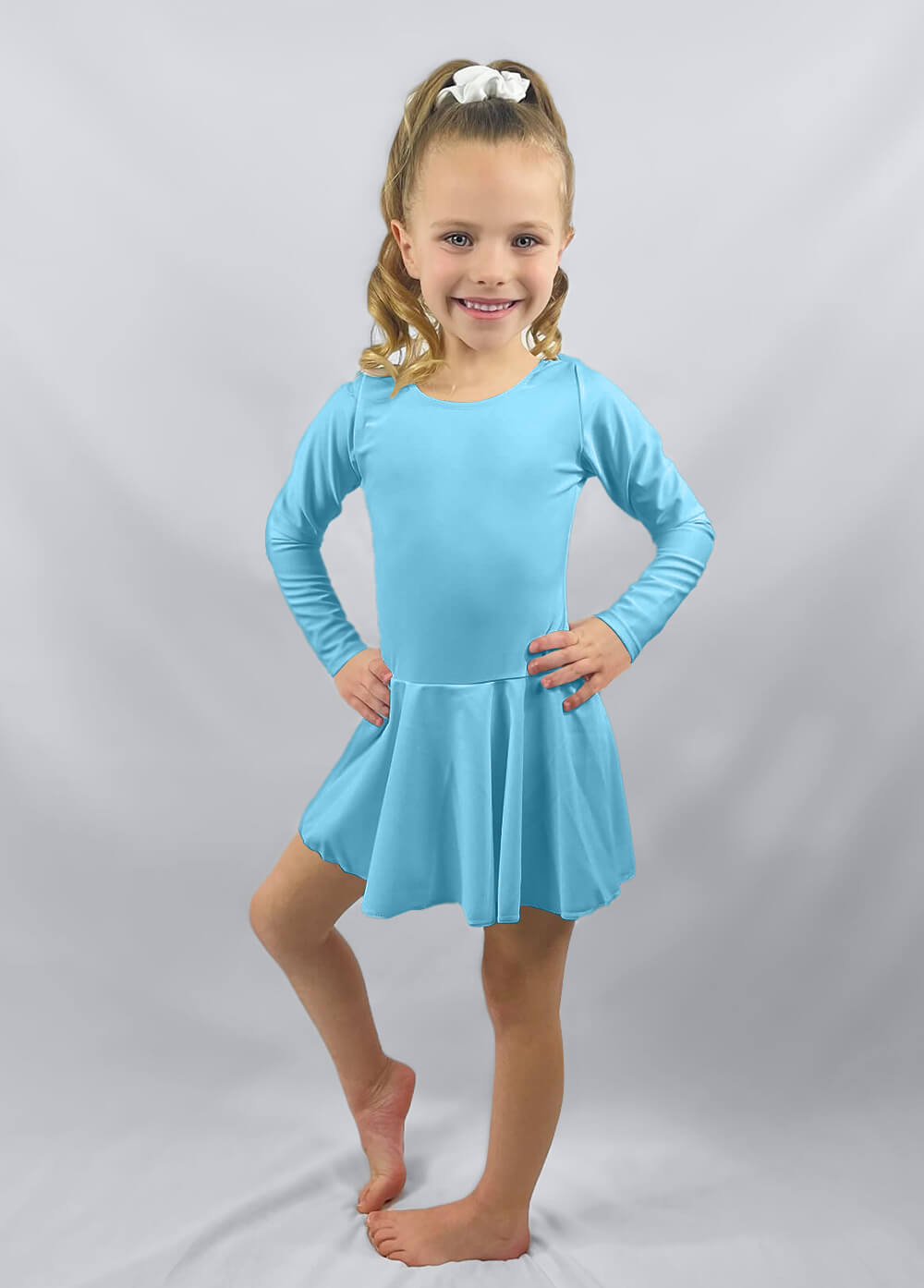 Speerise Long Sleeve Ballet Dance Leotard with Skirt