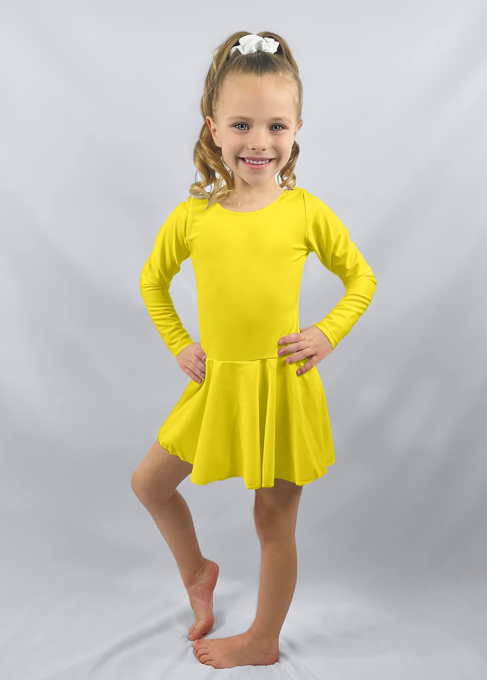 Speerise Long Sleeve Ballet Dance Leotard with Skirt