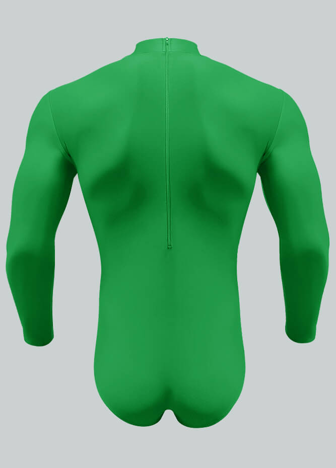 Long Sleeve Turtleneck Leotard for Men