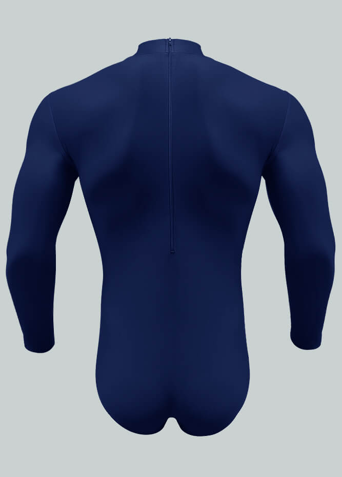 Long Sleeve Turtleneck Leotard for Men