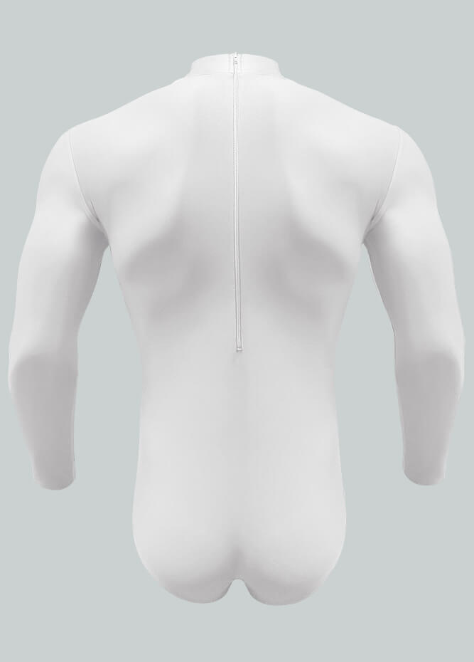 Long Sleeve Turtleneck Leotard for Men