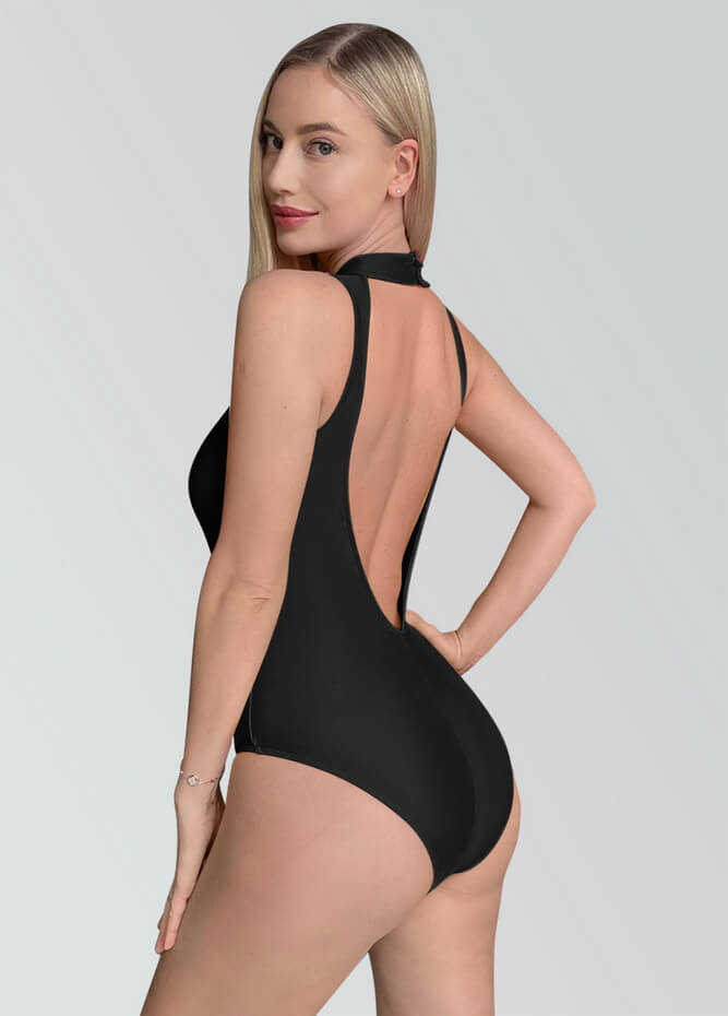 Low Cut Backless Ballet Leotards for Women