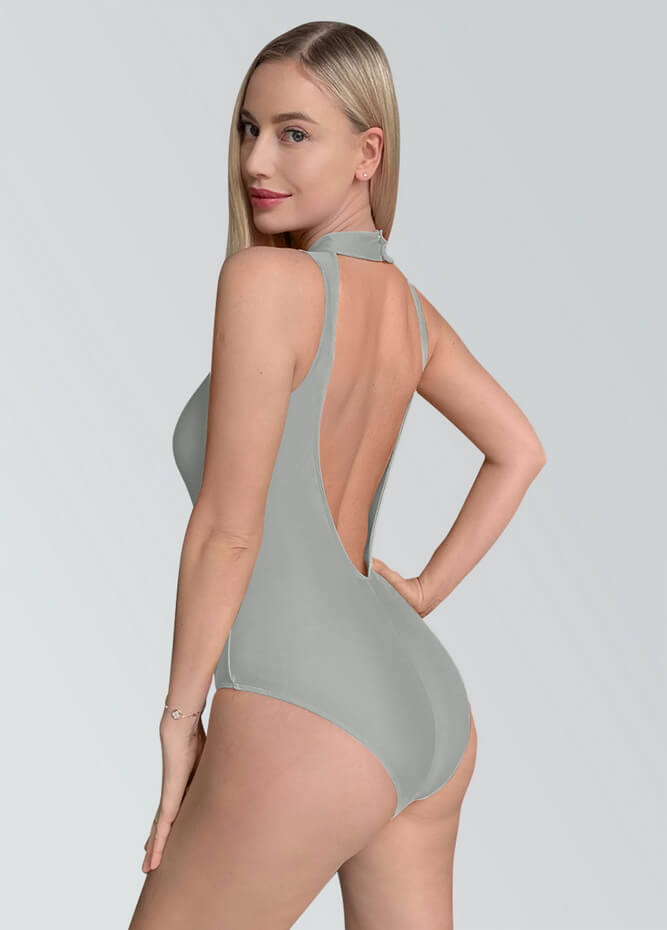 Low Cut Backless Ballet Leotards for Women