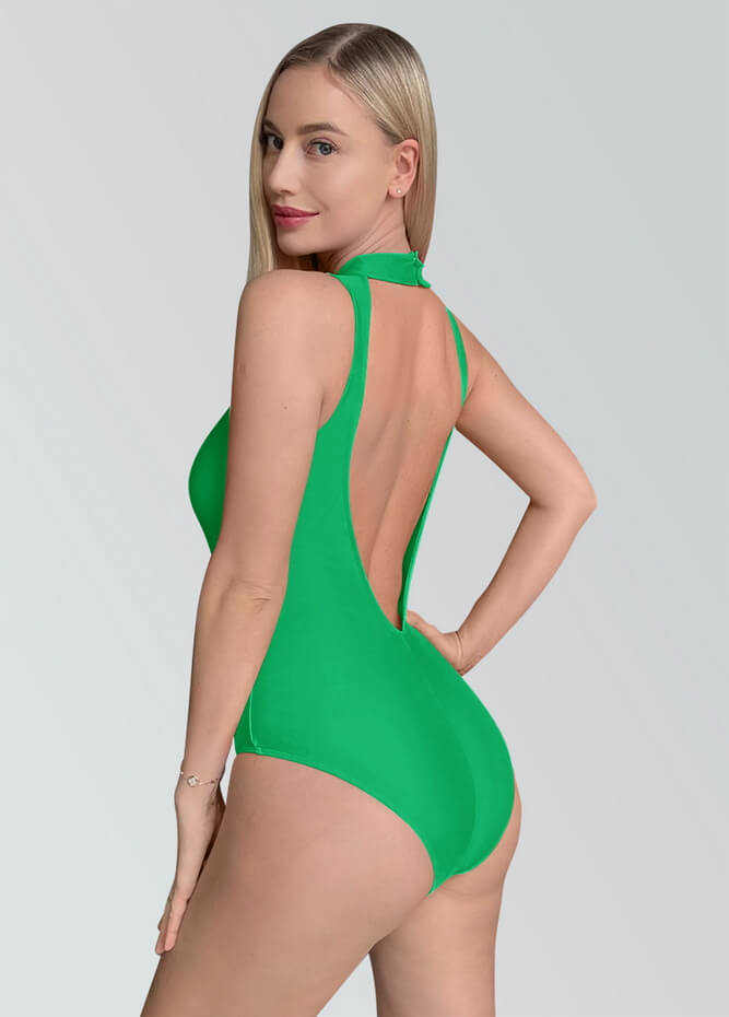 Low Cut Backless Ballet Leotards for Women
