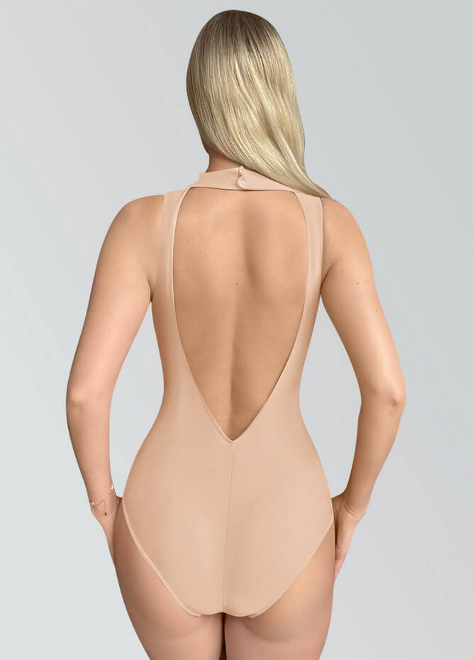 Low Cut Backless Ballet Leotards for Women