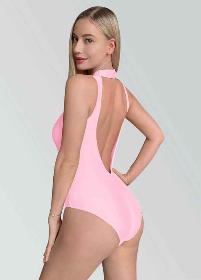 Low Cut Backless Ballet Leotards for Women