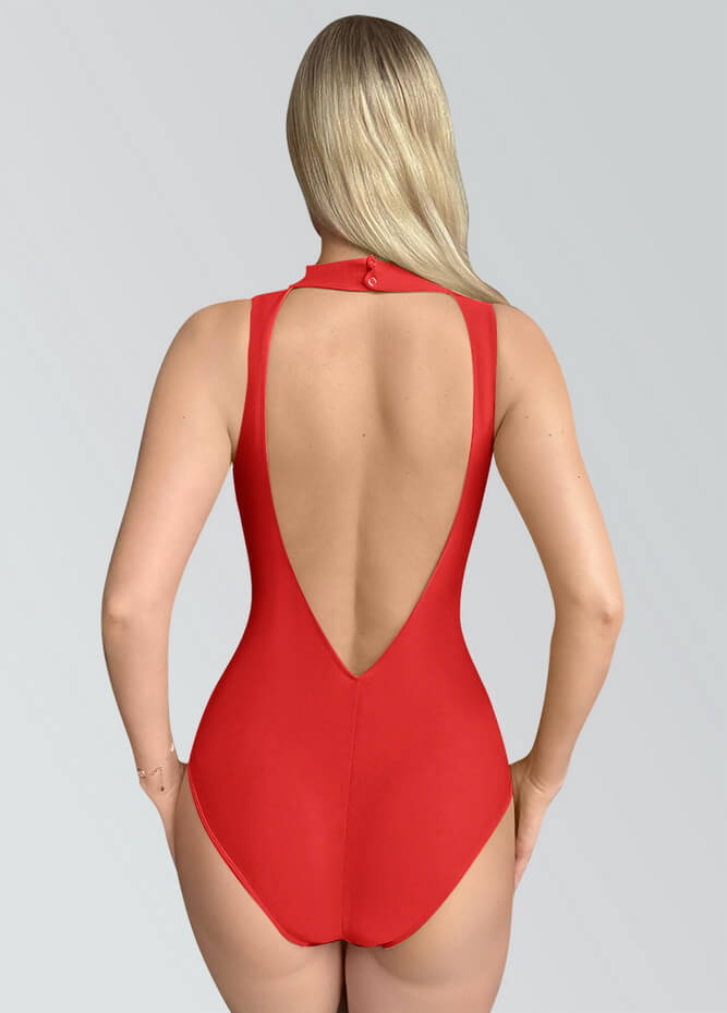 Low Cut Backless Ballet Leotards for Women
