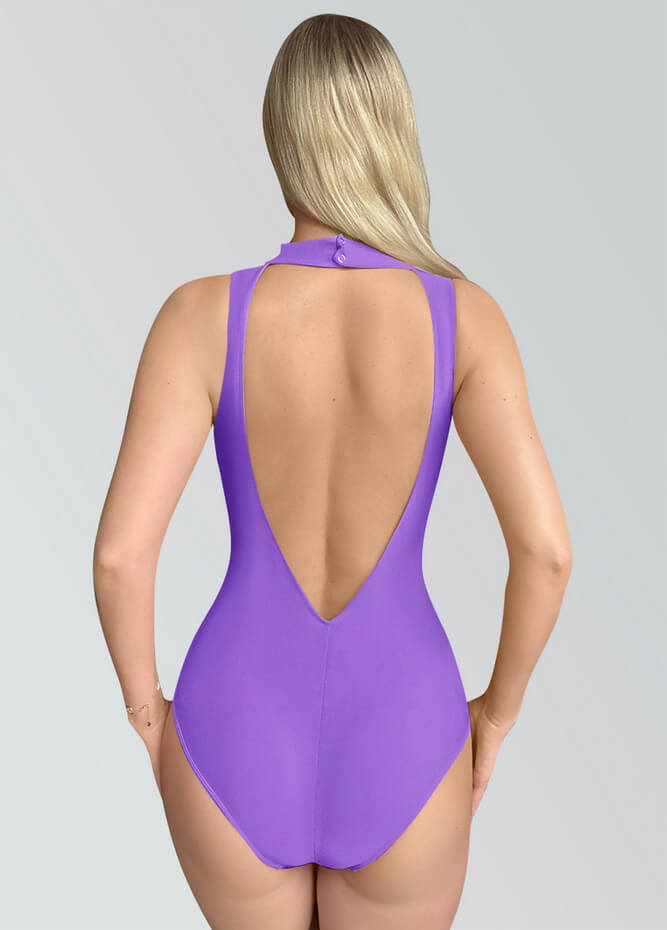 Low Cut Backless Ballet Leotards for Women