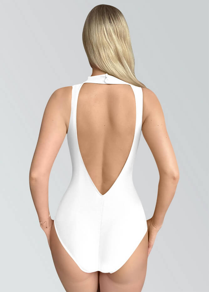 Low Cut Backless Ballet Leotards for Women