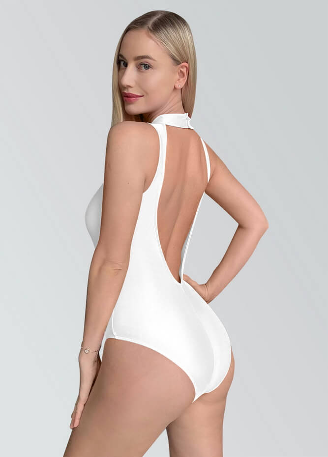 Low Cut Backless Ballet Leotards for Women