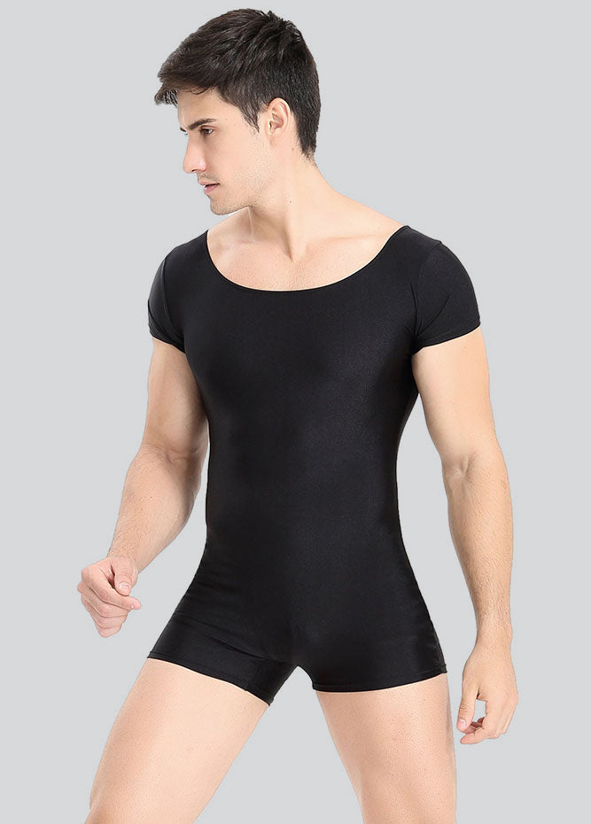 Mens Spandex Bodysuit Workout Biketard