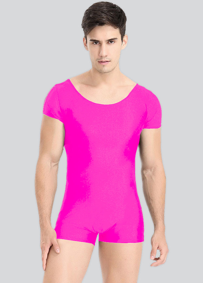 Mens Spandex Bodysuit Workout Biketard