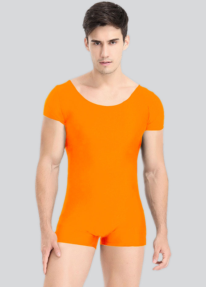 Mens Spandex Bodysuit Workout Biketard