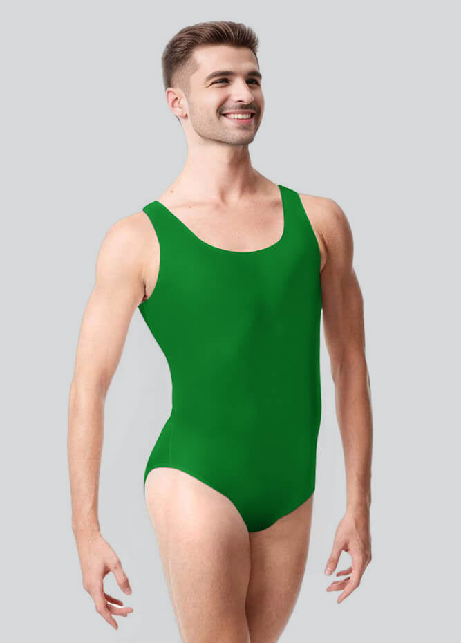 Mens Tank Scoop Neck Ballet Leotard