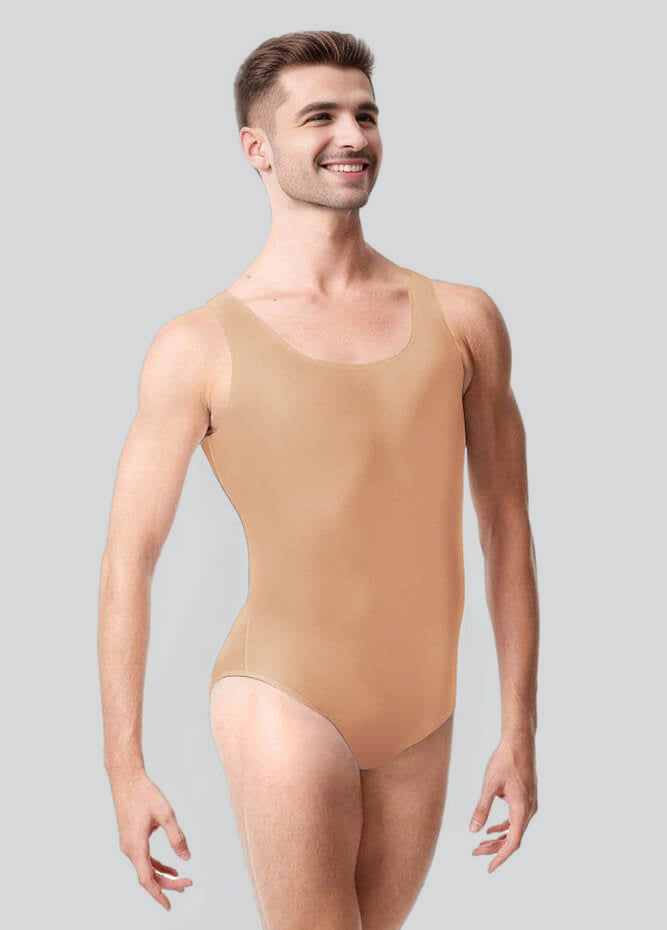 Mens Tank Scoop Neck Ballet Leotard