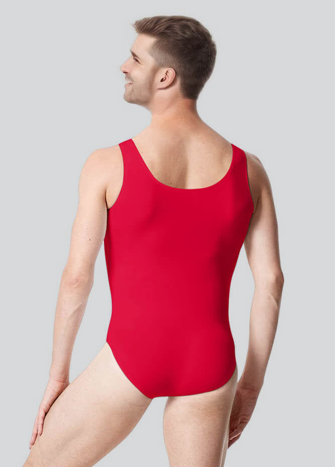 Mens Tank Scoop Neck Ballet Leotard