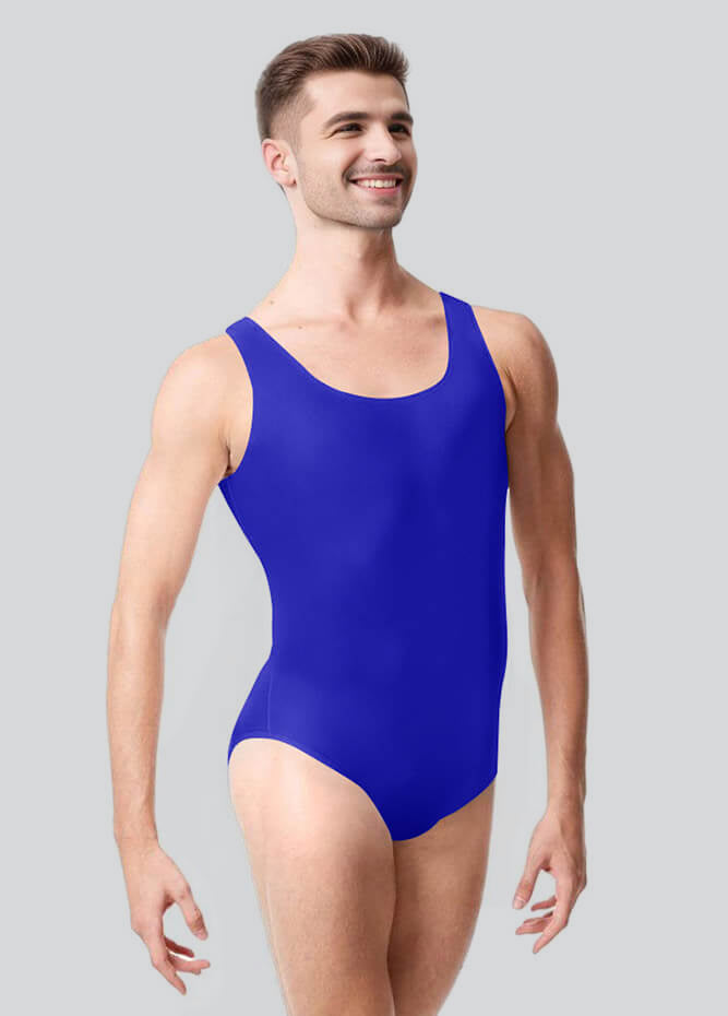 Mens Tank Scoop Neck Ballet Leotard
