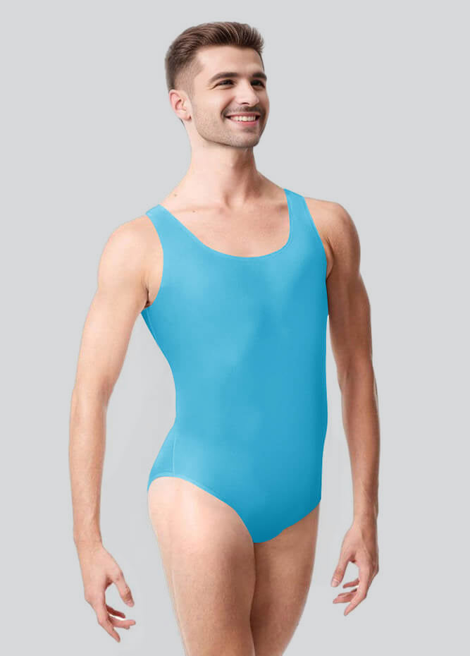Mens Tank Scoop Neck Ballet Leotard