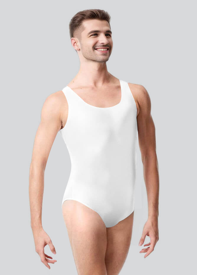 Mens Tank Scoop Neck Ballet Leotard
