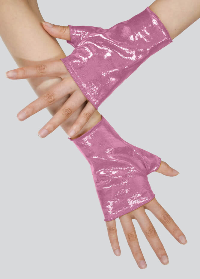 Mystique Metallic Fingerless Gloves
