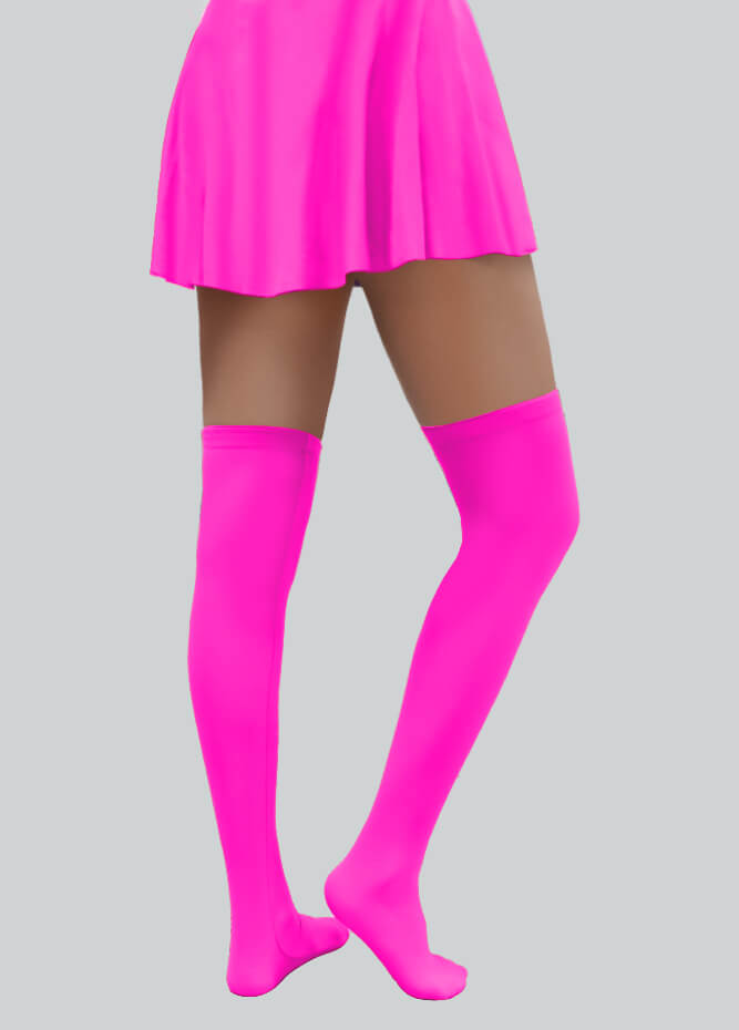 Over-the-Knee Stockings with Silicone Leg Grippers