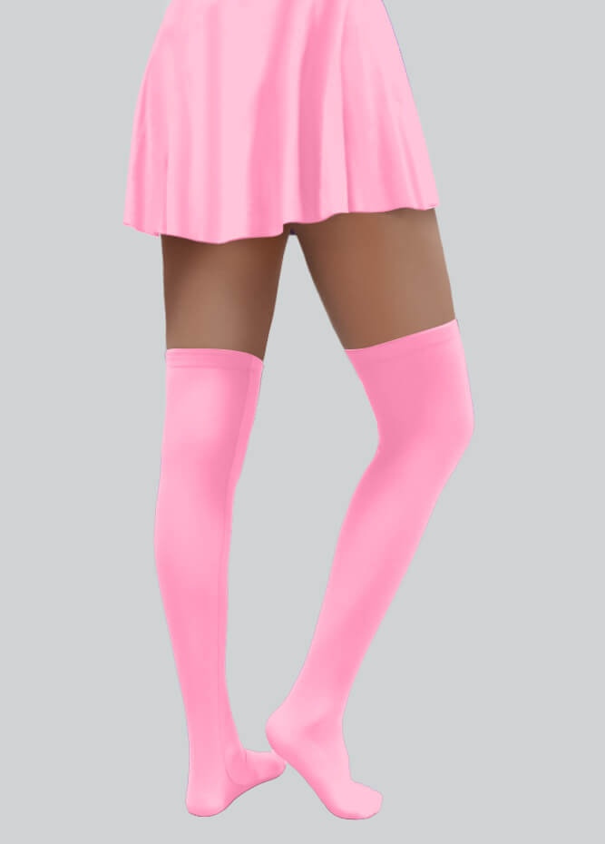 Over-the-Knee Stockings with Silicone Leg Grippers