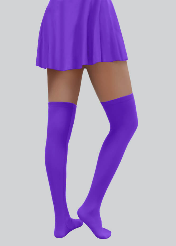 Over-the-Knee Stockings with Silicone Leg Grippers