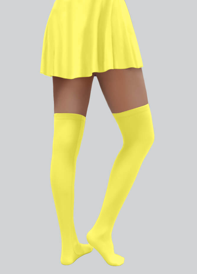 Over-the-Knee Stockings with Silicone Leg Grippers