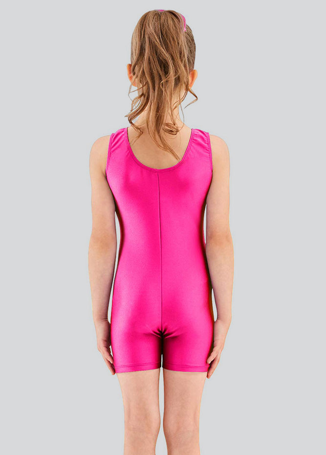 Short Tank Gymnastics Unitard for Girls