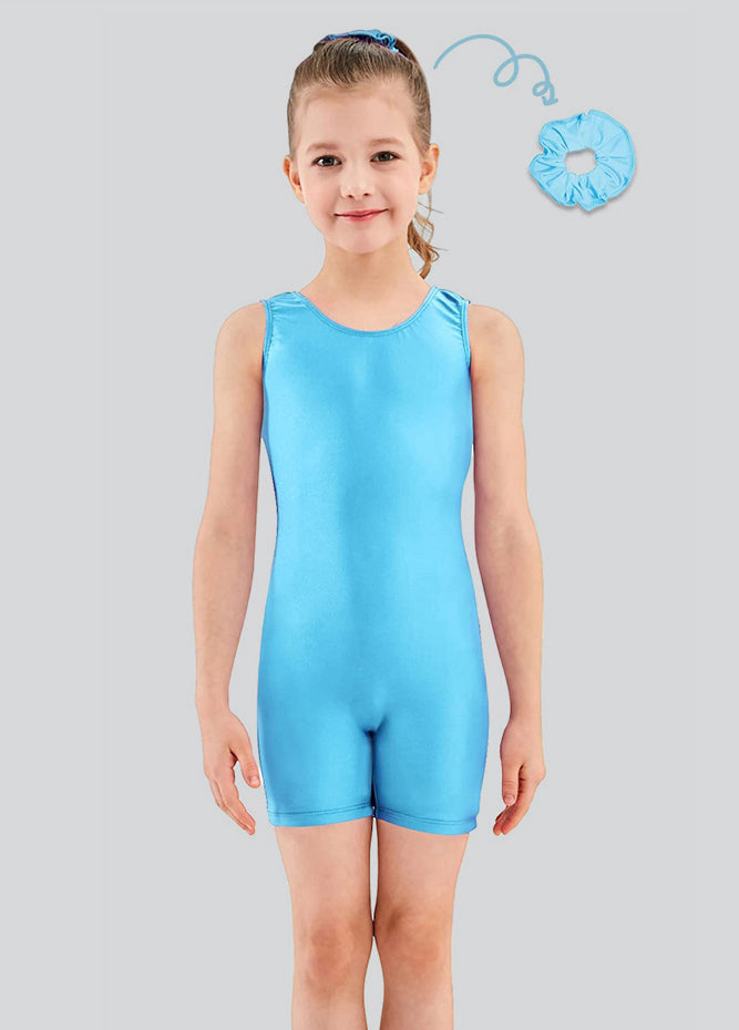 Short Tank Gymnastics Unitard for Girls