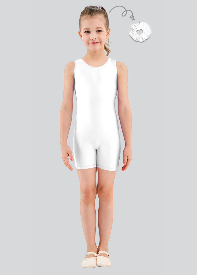 Short Tank Gymnastics Unitard for Girls