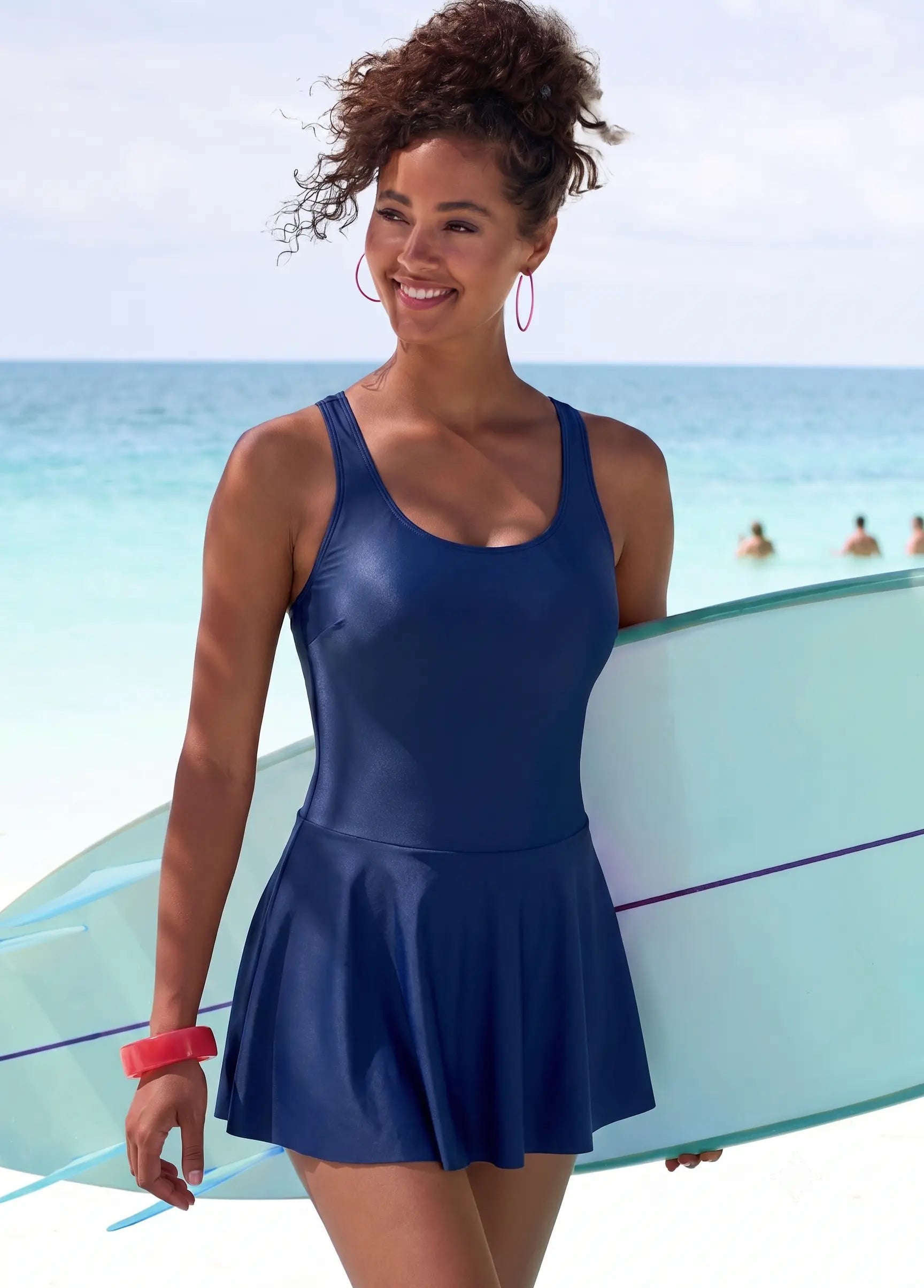 Sleeveless Racerback Fitness Skirted Leotard