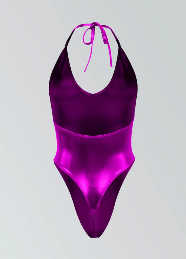 BW Women's V-back Halter Leotard