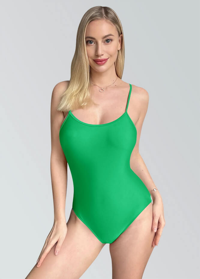 Womens Multiway Straps Camisole Low Back Leotard