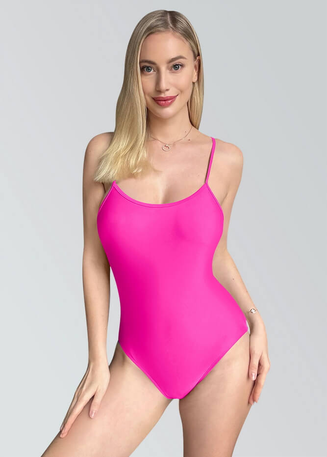 Womens Multiway Straps Camisole Low Back Leotard