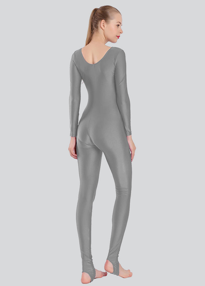Womens Scoop Neck Unitard with Stirrup